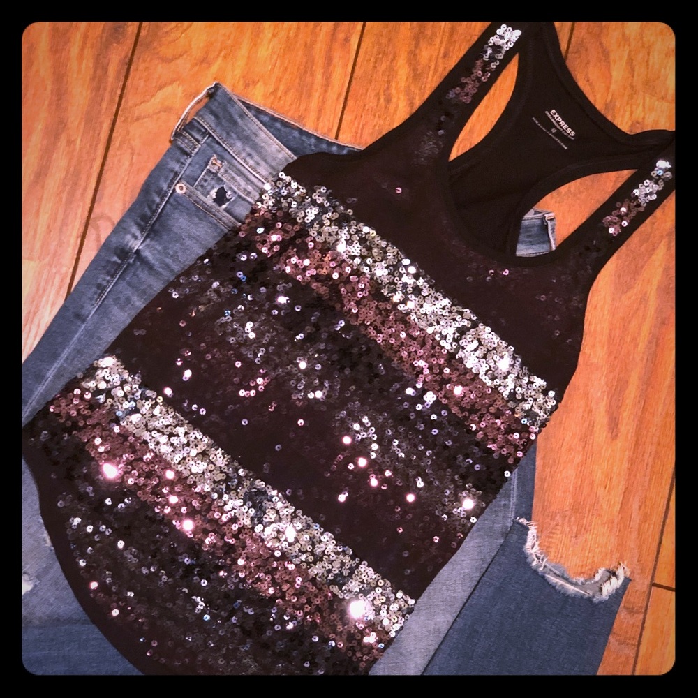 Sequin top